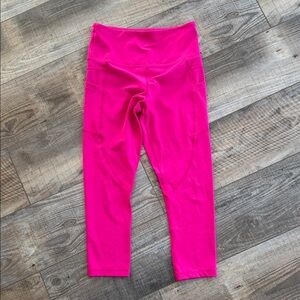 ZYIA Women’s Pink Light N Tight Hi-Rise capris 20” size 4